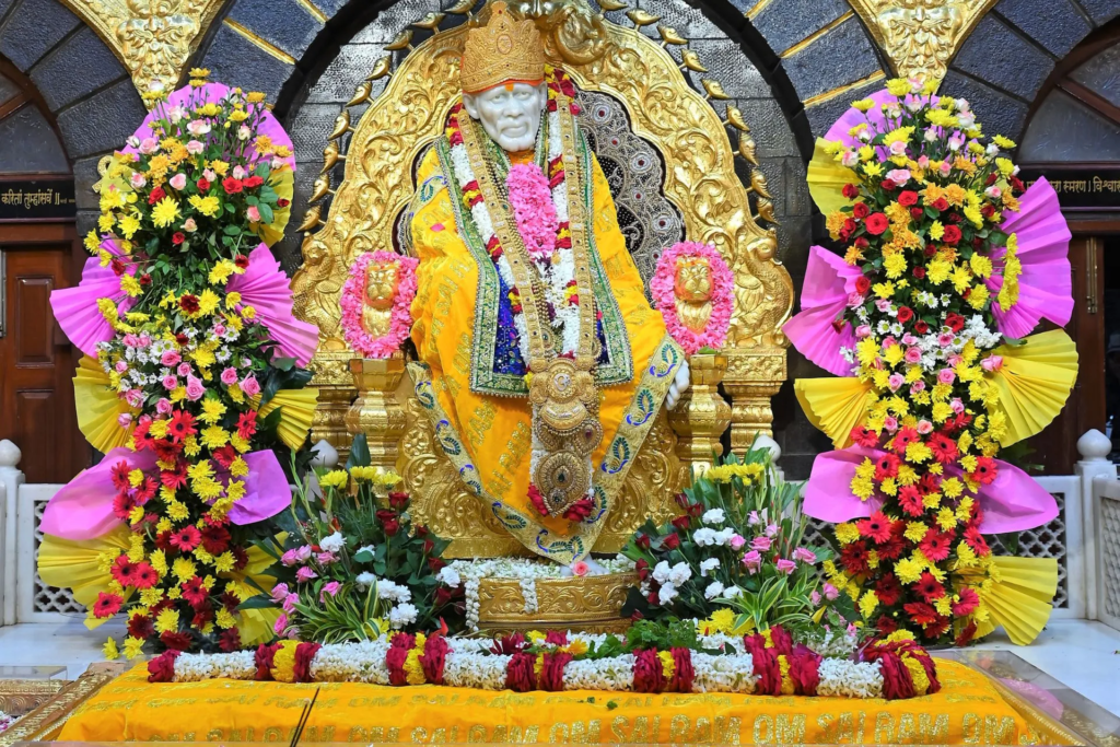 Shiridi Sai Baba Full view decoration Shiridi Sai Baba Full view decoration
